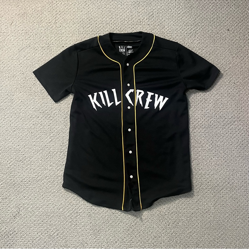 Kill Crew Classic Baseball Jersey Yellow/White